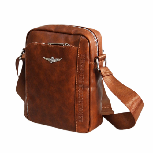 Aeronautica Militare Man Sling Bag Brown - AM-1182