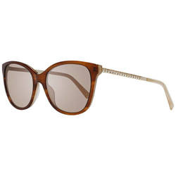 Damskie okulary przeciwsłoneczne Swarovski Brown - SK0218-47F