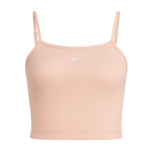 Nike Essential Rib Crop Top Wmns Atmosphere/White - DM6737-610