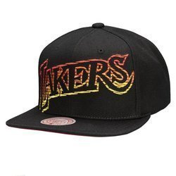 Czapka z daszkiem Mitchell & Ness NBA Los Angeles Lakers Hardwood Classics - 6HSSMM20017 LALBLCK