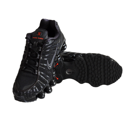 Buty damskie sportowe Nike Shox TL Black Max Orange - AR3566-002