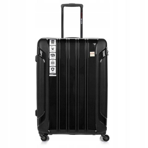 Duża Walizka SwissBags Tourist 75cm Czarna