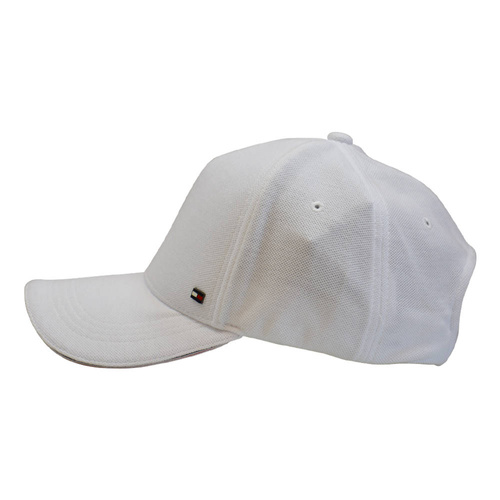 Czapka z daszkiem Tommy Hilfiger Elevated Corporate Cap Biała - AM0AM08613-YBR