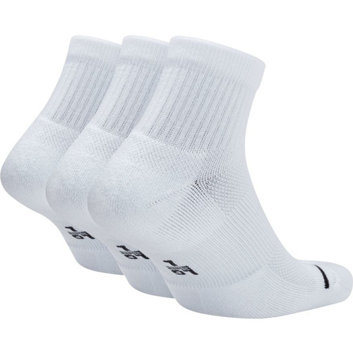 Skarpety koszykarskie Air Jordan Jumpman 3 Pack białe sportowe - SX5544-100