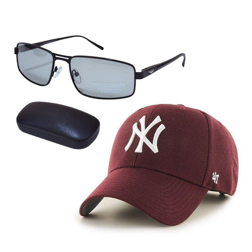 Okulary PolarZONE z fotochromem + Czapka z daszkiem 47 Brand NY Yankees