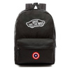 Plecak VANS Realm Backpack szkolny czarny custom gwiazda kapitan