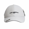 Czapka z daszkiem Karl Lagerfeld Paris Strapback Biała - L5WH7947-wht