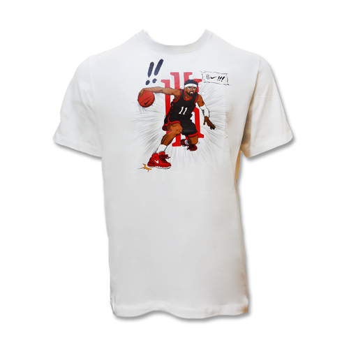 Nike Kyrie Irving Anime Manga Seasonal Logo Men's T-Shirt White - DD0779-100 