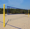 Zestaw PRO do siatkówki plażowej, słupki aluminiowe do plażówki - S0086