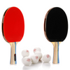Set METEOR Sirocco Table Tennis 15016 + METEOR Table Tenis Ball Set 6 Pack 55803