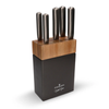 Blok z zestawem 5 noży kuchennych Zwieger Darque Michel Moran