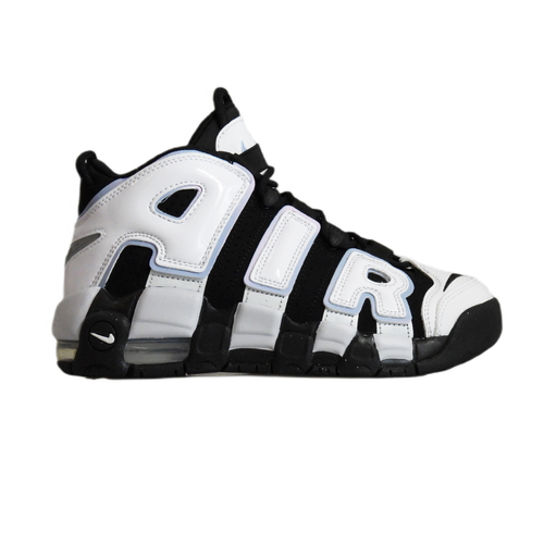 Nike Air More Uptempo GS Kids Shoes Black Cobalt Bliss -  DQ6200-001