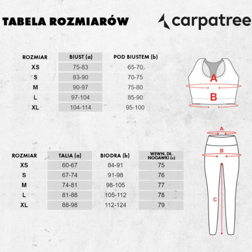 Legginsy sportowe damskie bordowe bezszwowe Carpatree Allure - CP-ASL-SP