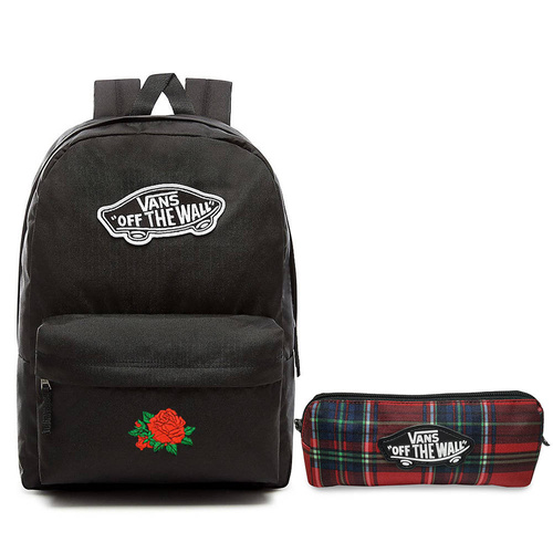 VANS REALM BACKPACK | VN0A3UI6BLK + Pencil Pouch