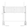 Multifunctional Volleyball Posts RomiSport - Sia000068