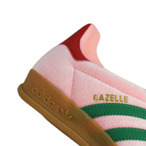 Adidas Gazelle Indoor W "Glow Pink Court Green" Women's Shoes - JI2713