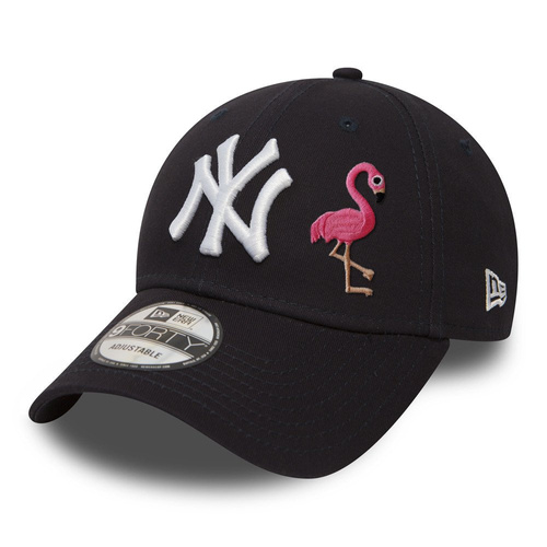 Czapka z daszkiem bejsbolowa NEW ERA 9FORTY New York Yankees NY Navy - Custom Flamingo - 10531939