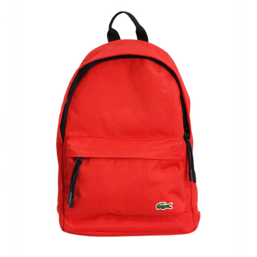 Lacoste Néocroc Unisex Canvas Backpack Red S - NH2860NE-883