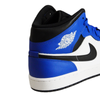 Men's sports shoes Air Jordan 1 Mid Blue White Black - DQ8426-402