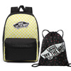 Vans Realm Lemon Tonic Checkerboard Backpack - VN0A3UI6VD7 + Benched Bag