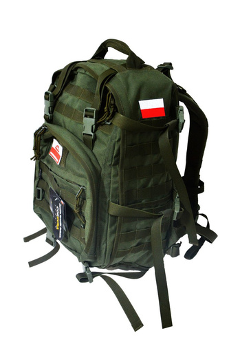 Plecak Wisport WHISTLER II 35 L Cordura Olive Green Custom Patriotic 