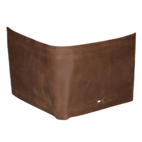 TOMMY HILFIGER JOHNSON CC AND COIN POCKET BROWN