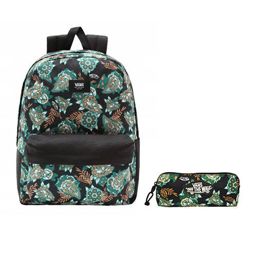 Zestaw Vans Plecak Old Skool IIII Flowers Piórnik