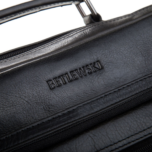 Men's Bag Betlewski Vintage Black - TBS-322