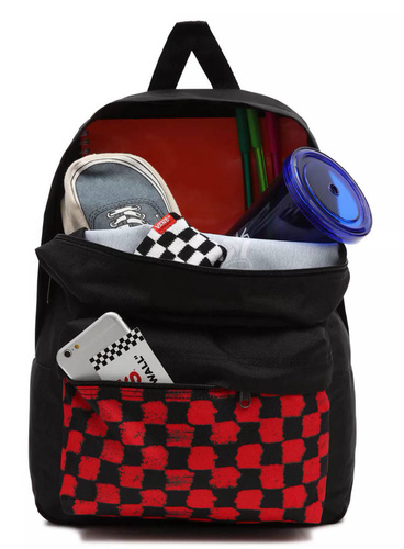 Plecak dziecięcy szkolny Vans New Skool Crayola kratka + worek Benched Bag