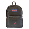 Plecak młodzieżowy JanSport SUPERBREAK ONE Black Custom Flamingo - EKOA5BAGN551