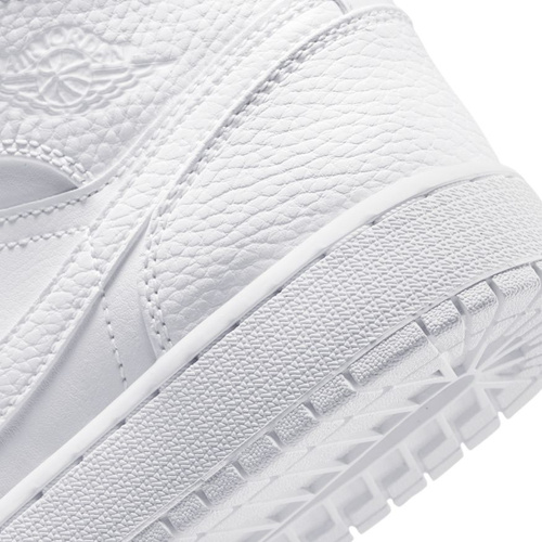 Buty Air Jordan 1 MID GS retro białe - 554725-130