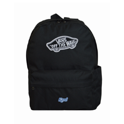 Plecak szkolny miejski Vans Old Skool Classic Backpack Czarny VN000H4YBLK1 + Naprasowanka z imieniem