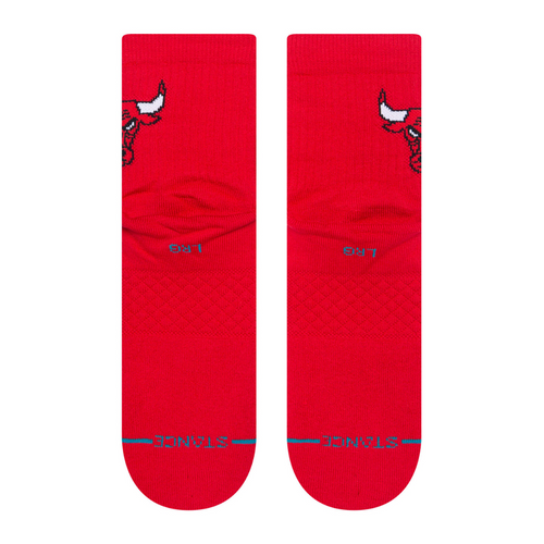  High Men's Basketball Socks Stance Bulls Red - A356C22BUL-RED
