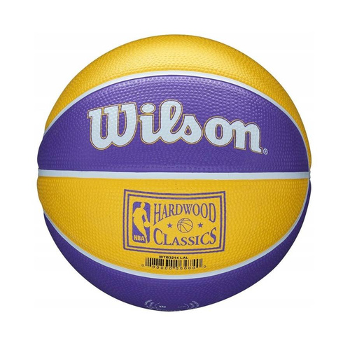 Mini Piłka koszykarska Wilson NBA Retro Los Angeles Lakers - WTB3200XBLAL