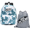 Plecak szkolny młodzieżowy Vans Realm Backpack tie dye + worek Benched