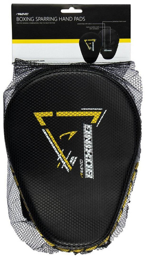 Ochraniacze tarcze łapy łapki bokserskie treningowe na ręce Avento czarne