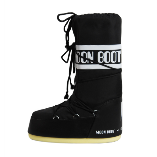 Damskie buty zimowe śniegowce Moon Boot MB Icon Nylon Black - 80D1400440-N001