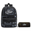 Plecak młodzieżowy Vans Realm Backpack Mix of Patterns + Piórnik OTW
