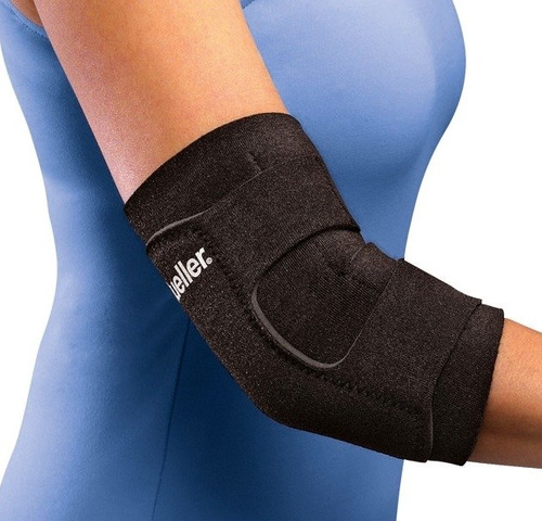 Stabilizator na łokieć tenisisty opaska na siłownie ineoprenowa Mueller Elbow Support