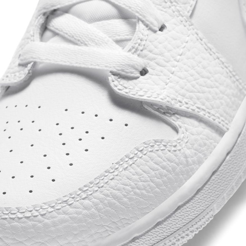 Buty Air Jordan 1 MID GS retro białe - 554725-130