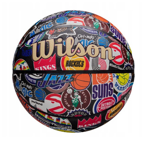 Piłka do koszykówki Wilson NBA All Team Retro Ball - WZ40285501XB