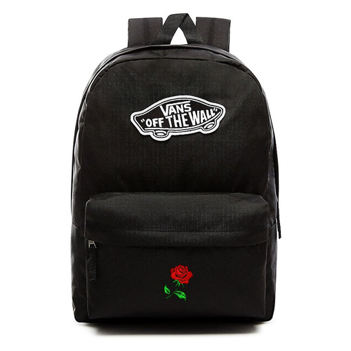 Zestaw Plecak VANS Realm Backpack + Czapka New Era 9FORTY Basic Cap - Custom Red Rose