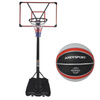 Mobile basketball set LEAN 225-305 cm