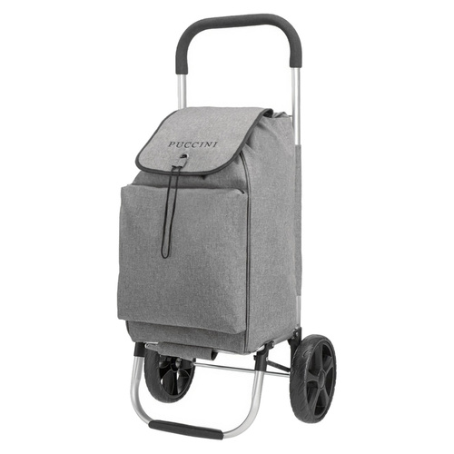 PUCCINI Soho 46L Grey Shopping Trolley / Bag - WD2302-4B