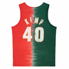 Mitchell & Ness NBA Seattle Supersonics Shawn Kemp Tie Dye Cotton Tank - TTNK3206-SSUYYSKEGNRD