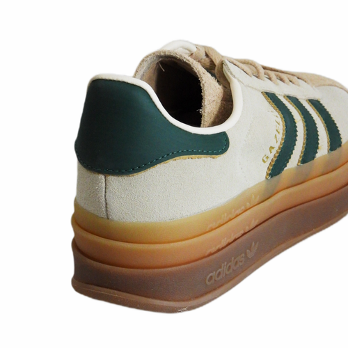 Women's sports shoes Adidas Gazelle Bold on the platform beige - ID7056