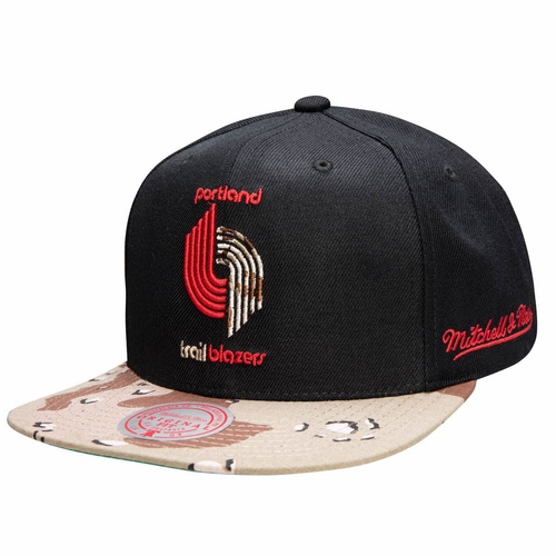 Mitchell & Ness NBA Choco Camo HWC Portland Trail Blazers Snapback