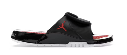 Men's sports flip-flops Air Jordan Jumpman Slide Black White - FQ1598-010