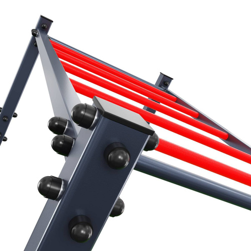 Outdoor stationary garden bar ladder with handrails K-SPORT - KSOZ006