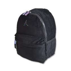 Plecak sportowy do szkoły Air Jordan Corduroy Girls Mini Backpack Black - 2A0860-023